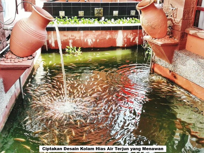 Kolam Hias Air Terjun